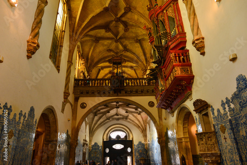 Innenansicht Klosterkirche Santa Cruz (Coimbra), Portugal