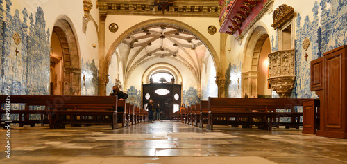 Innenansicht Klosterkirche Santa Cruz (Coimbra), Portugal