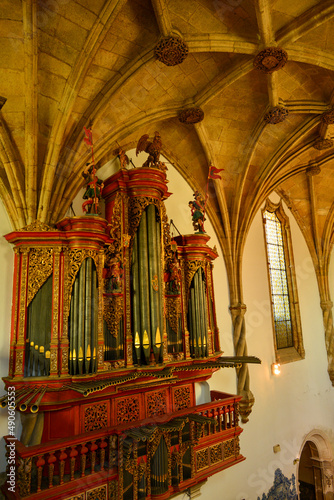 Schwalbennestorgel Klosterkirche Santa Cruz (Coimbra), Portugal