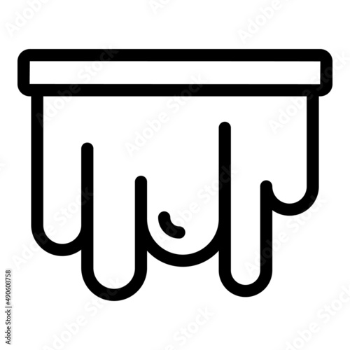 Honey nectar icon outline vector. Garden bee. Propolis comb