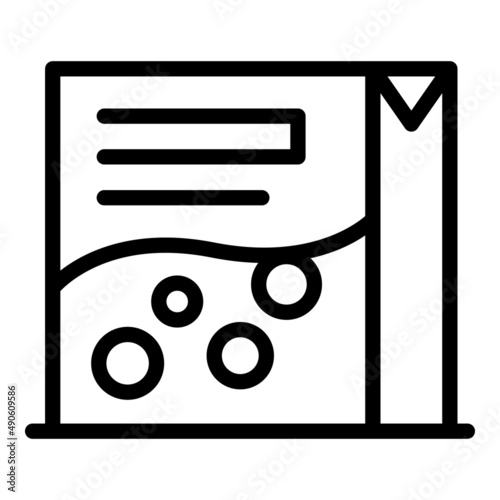 Food muesli icon outline vector. Cereal milk. Bowl corn