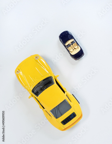 Large and Small Die Cast Sports Cars