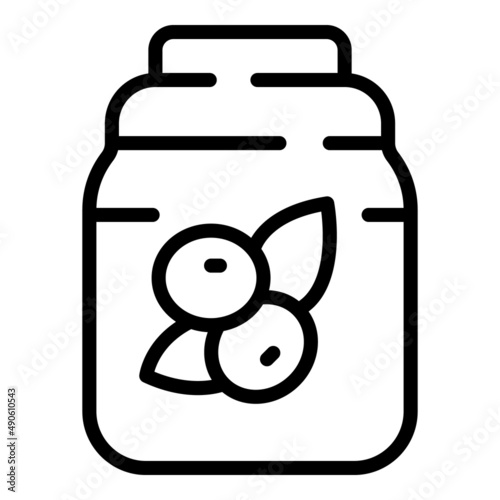 Nut milk pack icon outline vector. Vegetable drink. Food nut