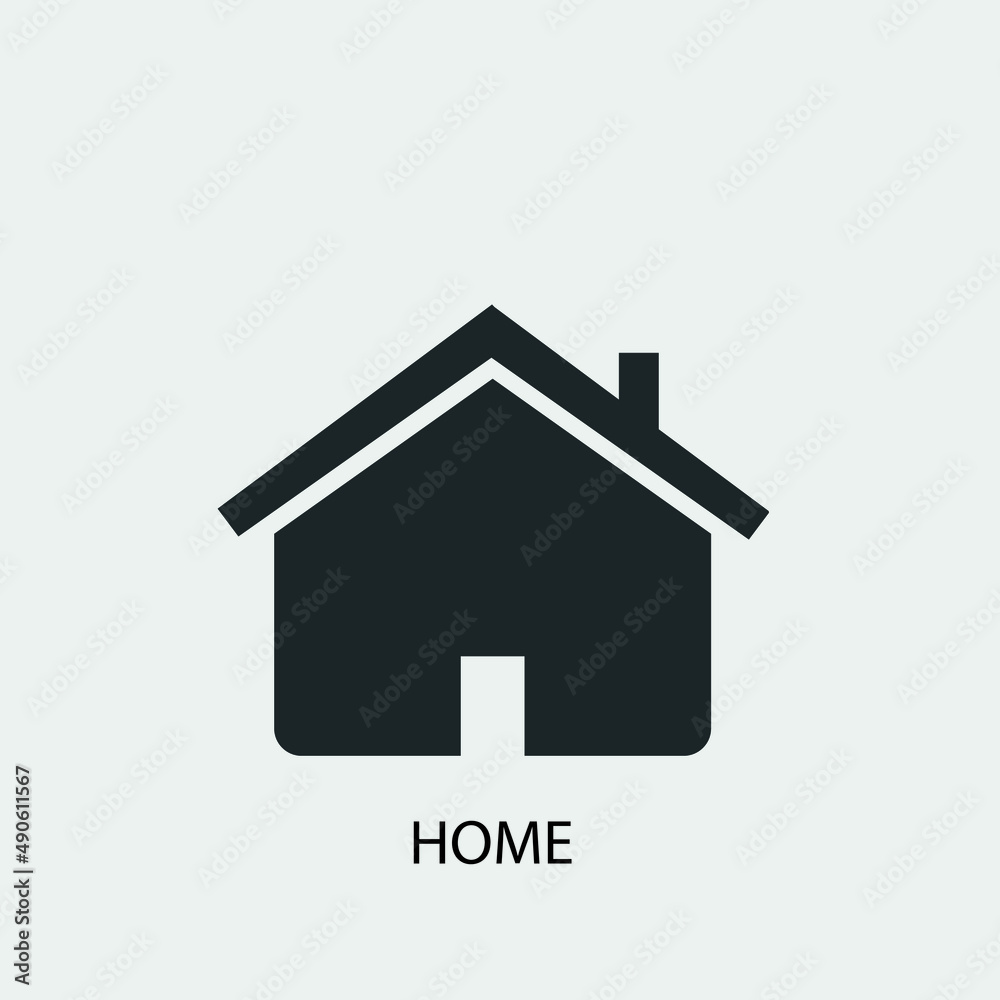 Home vector icon illustration sign Home vector icon illustration sign
