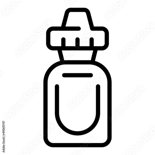 Ecigarette liquid icon outline vector. Vape cigarette. Electronic smoke