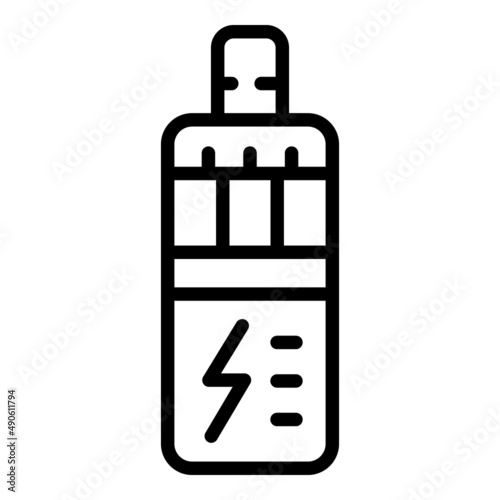 Electric atomizer icon outline vector. Electronic vape. Smoke e cig