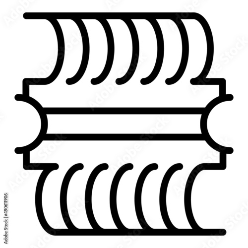 Vapper coil icon outline vector. Vape cigarette. Electronic smoke