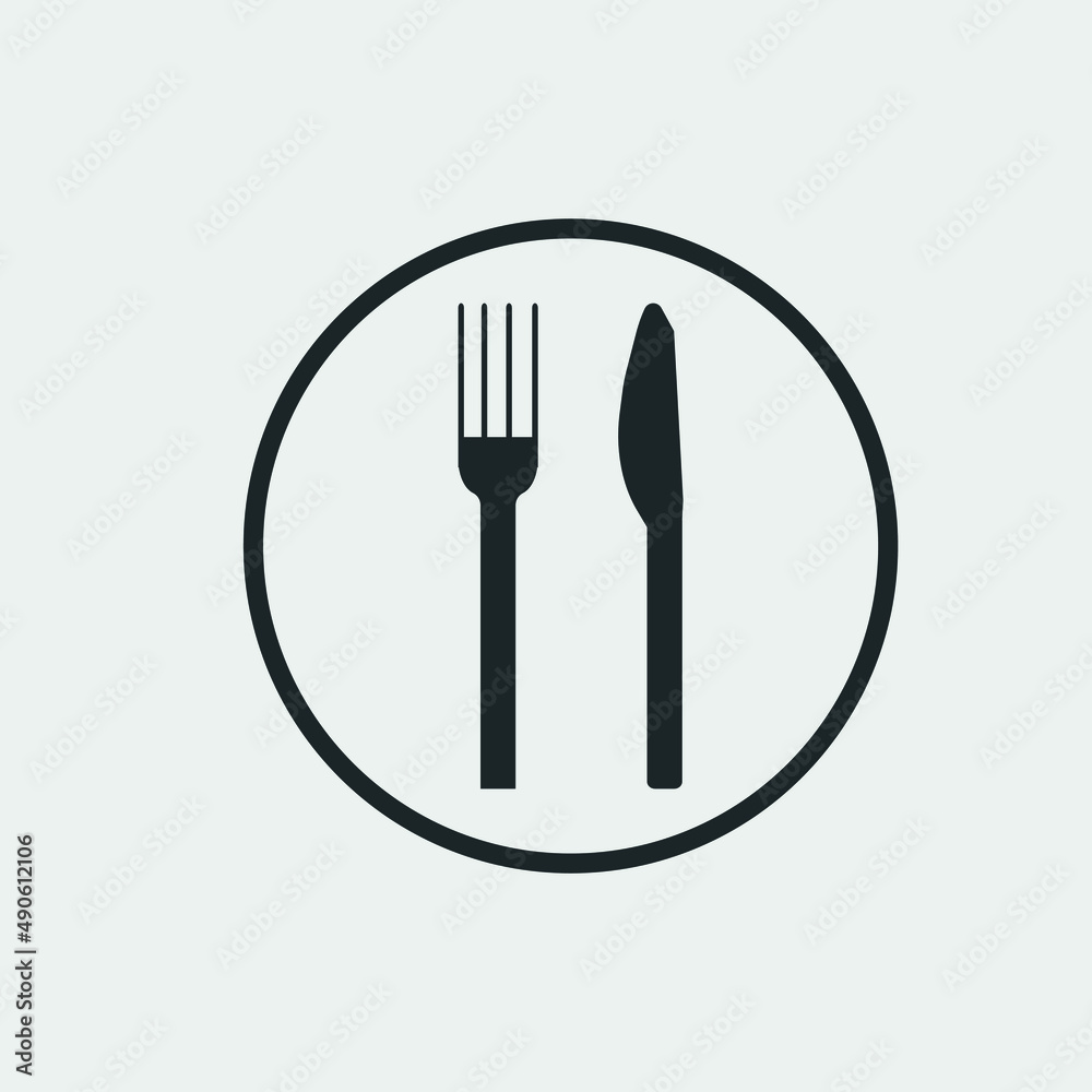 Restaurant vector icon illustration sign Restaurant vector icon illustration sign