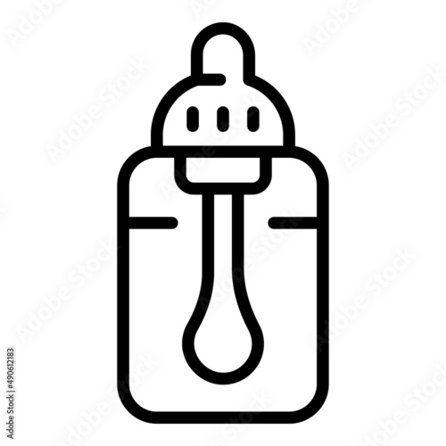 Liquid atomizer icon outline vector. Vape cigarette. Electronic smoke