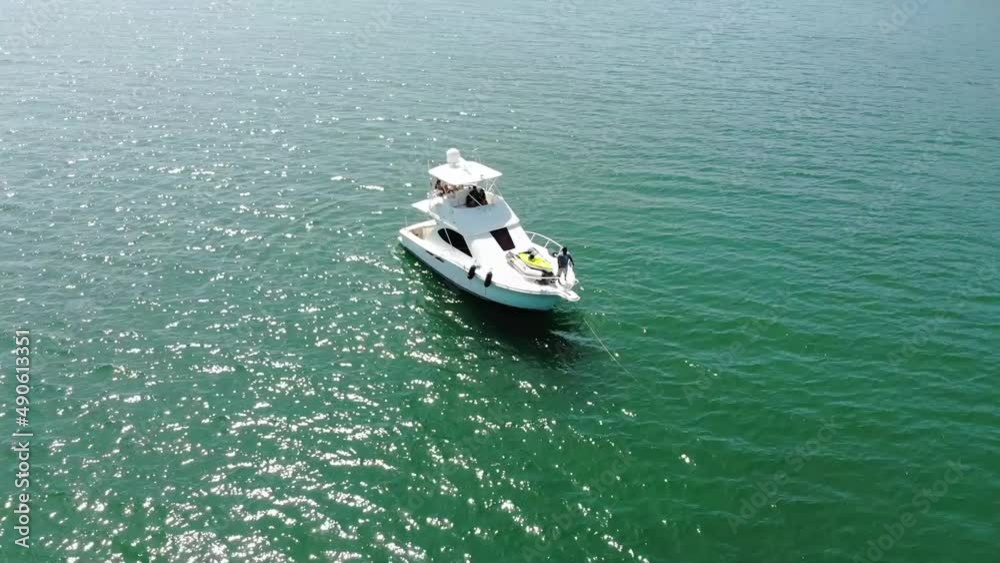 Yacht at Isla Pedro Gonzalez Panama Drone Yacht at Isla Pedro Gonzalez Panama Drone