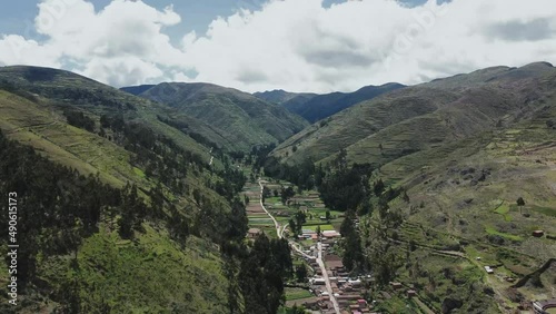 hermosos paisaje peruano Palcamayo tarma junin Peru  photo