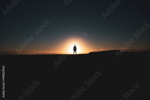silhouette of a person
