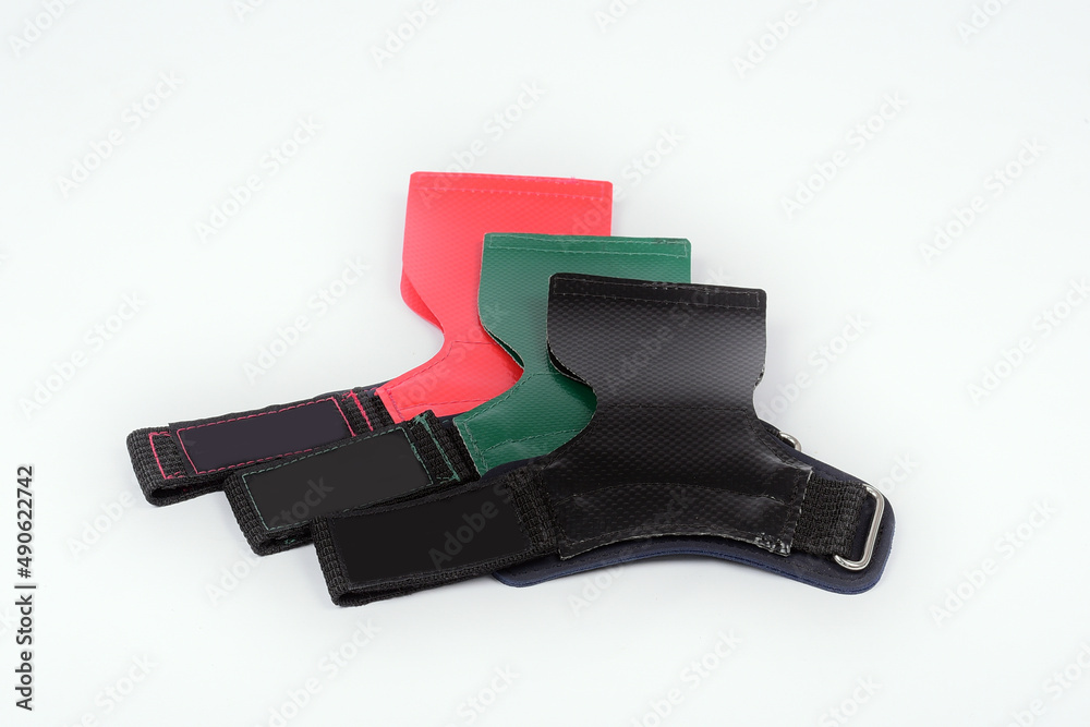 tape used for physical exercises isolated on white background tape used for physical exercises isolated on white background