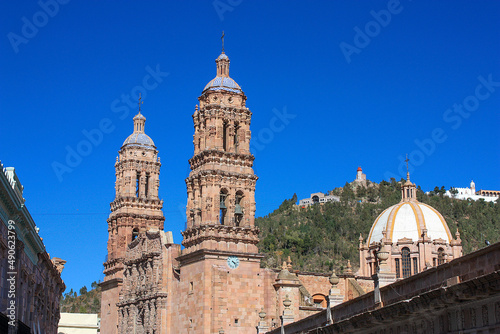 Vista de la Catedral de Zacatecas y el cerro de la Bufa photo
