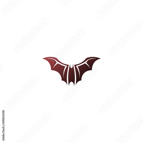 Bat animal logo icon illustration template