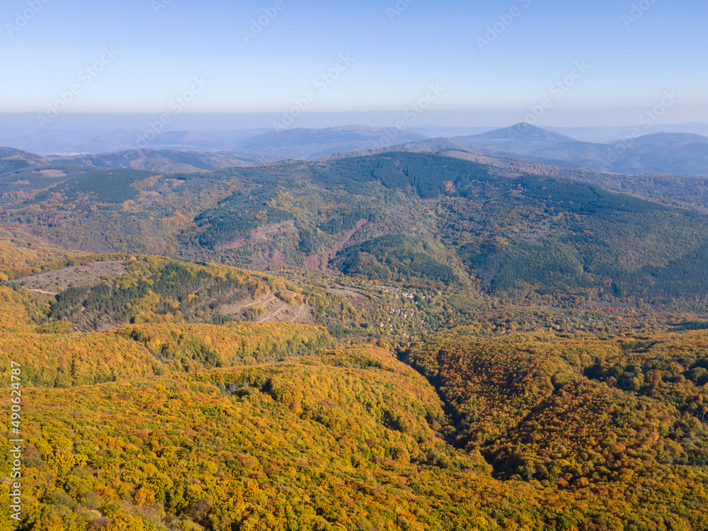 Landscape of Erul mountain near Golemi peak, Bulgaria
