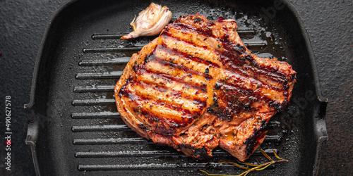 steak meat fried grill pork beef second course healthy food fresh portion healthy meal food snack on the table copy space food background photo