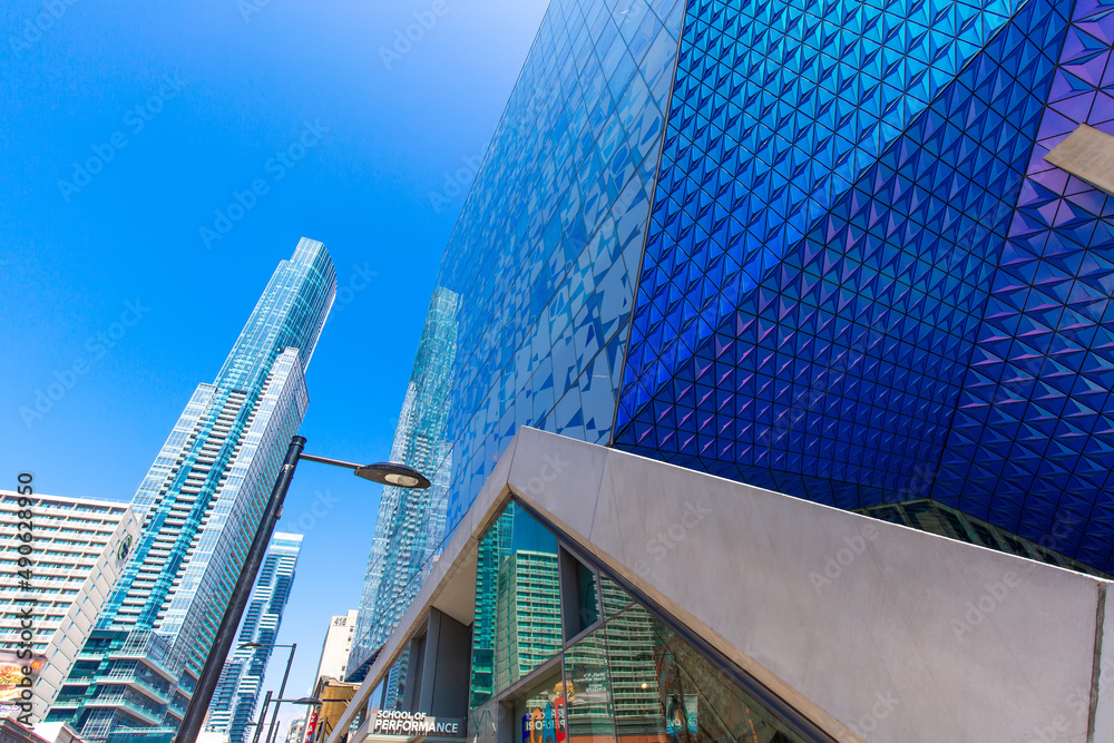 Ryerson Toronto, Canada-4 April, 2019: Ryerson University buildings in Downtown ...