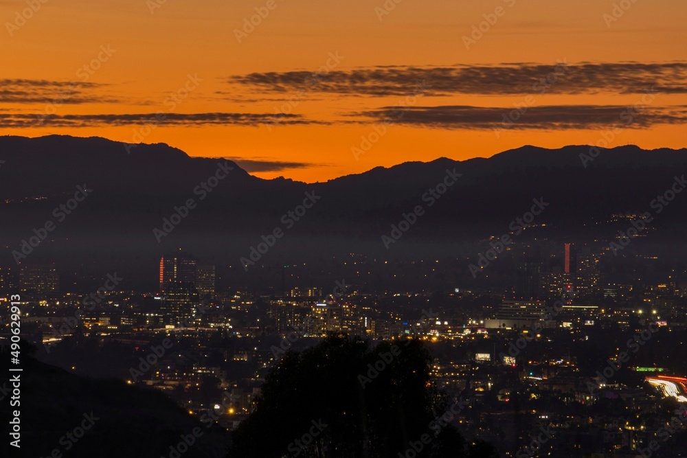 Fototapeta premium Above the Westside, Los Angeles