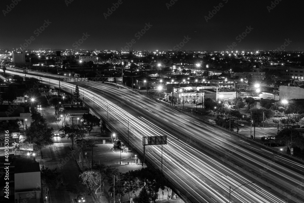 Above Downtown Los Angeles