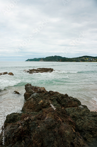 Beautiful landscape around Langs beach in Northland, New Zealand. © Handoko