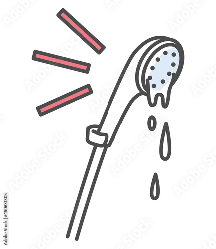 simple illutstration of shower heads