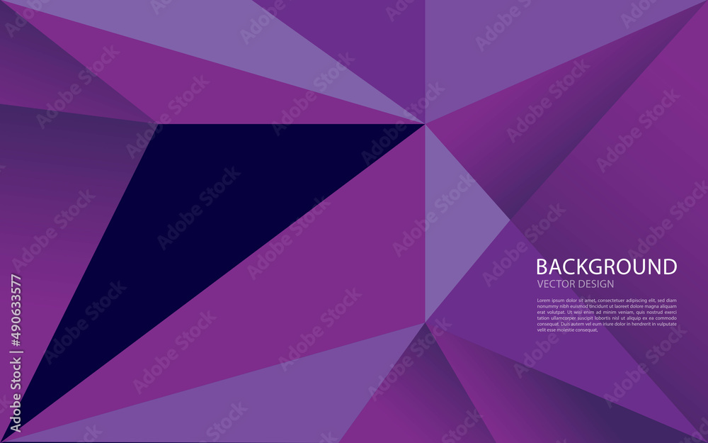 Purple polygon abstract background vector creative design, web background, banner, flyer template, purple polygonal texure, cover design, Minimal geometric pattern purple color, Brochure cover design Purple polygon abstract background vector creative design, web background, banner, flyer template, purple polygonal texure, cover design, Minimal geometric pattern purple color, Brochure cover design
