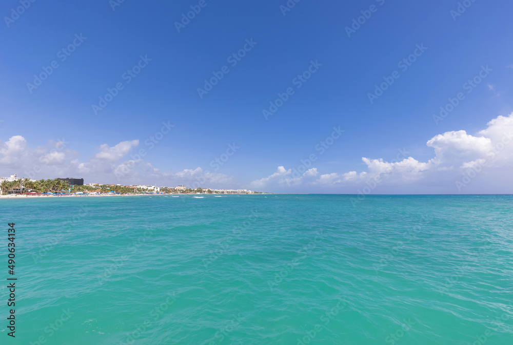 Mexico scenic beaches playas and hotels of Playa del Carmen, a popular tourism vacation destination. Mexico scenic beaches playas and hotels of Playa del Carmen, a popular tourism vacation destination.