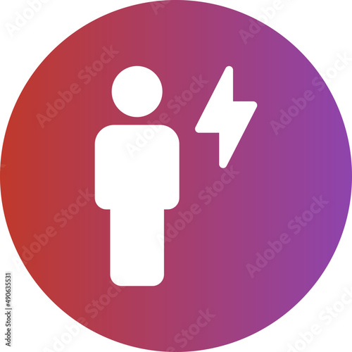 flash gradient icon
