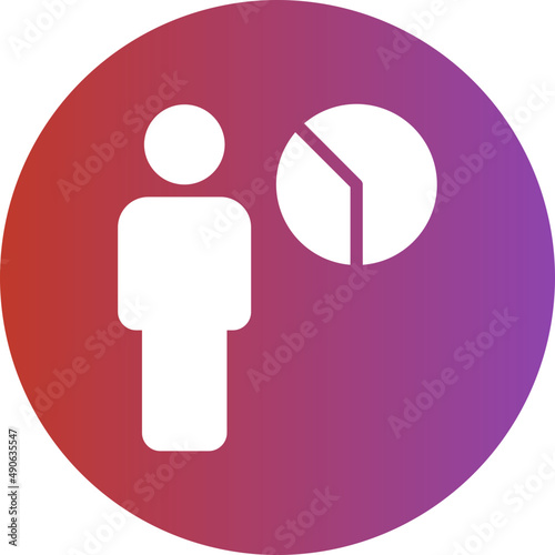 graph gradient icon