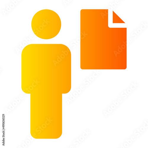file gradient icon