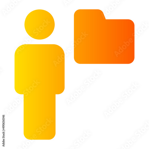 folder gradient icon