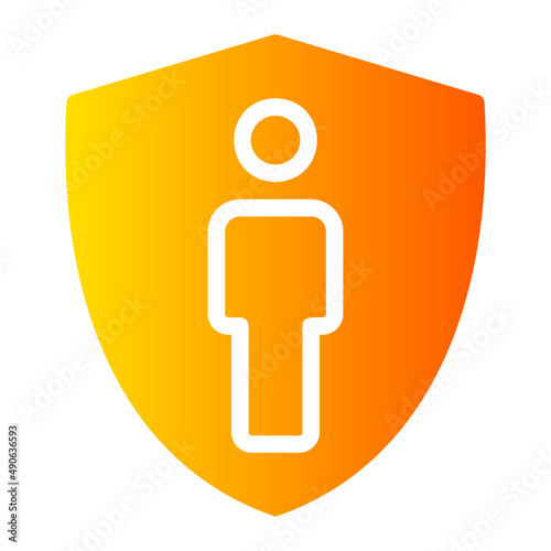 protect gradient icon