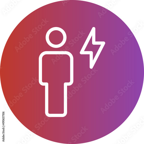 flash glyph icon