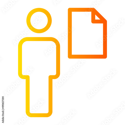 file gradient icon