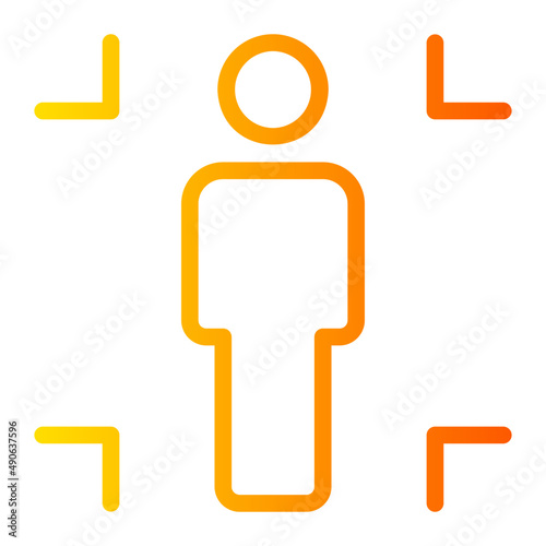 focus gradient icon