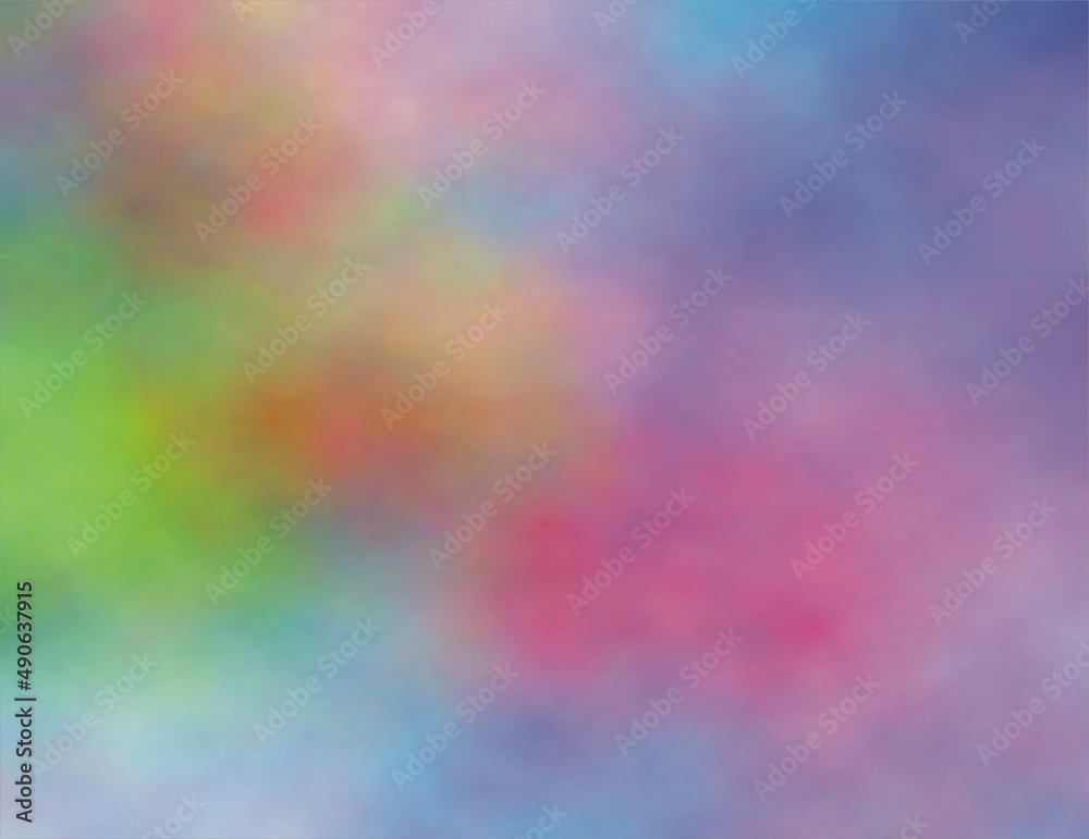 Background with abstract motif, has various colors like a rainbow