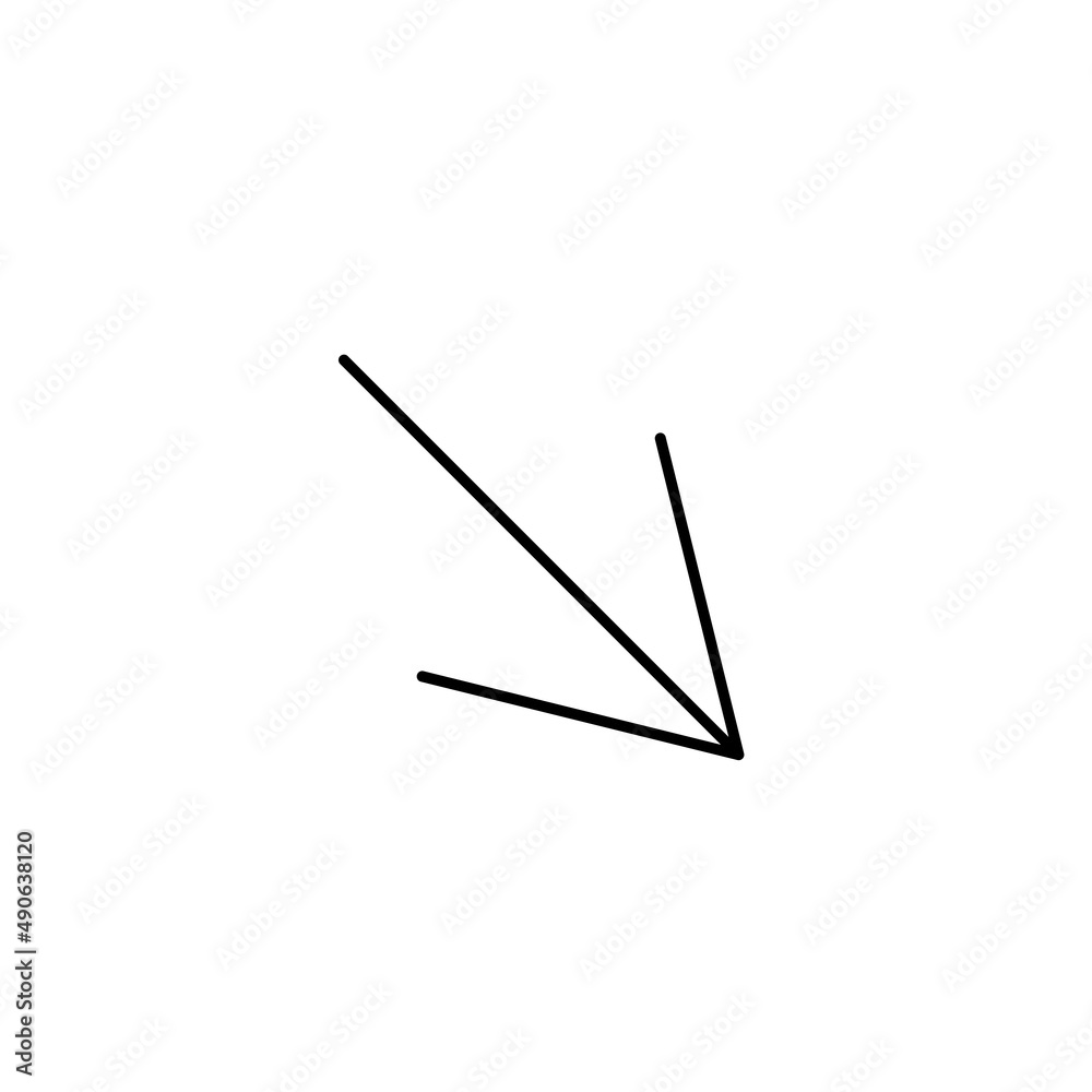 Arrow Style Icon Vector Illustration Arrow Style Icon Vector Illustration