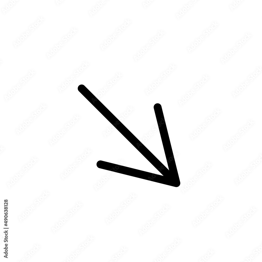 Arrow Style Icon Vector Illustration Arrow Style Icon Vector Illustration