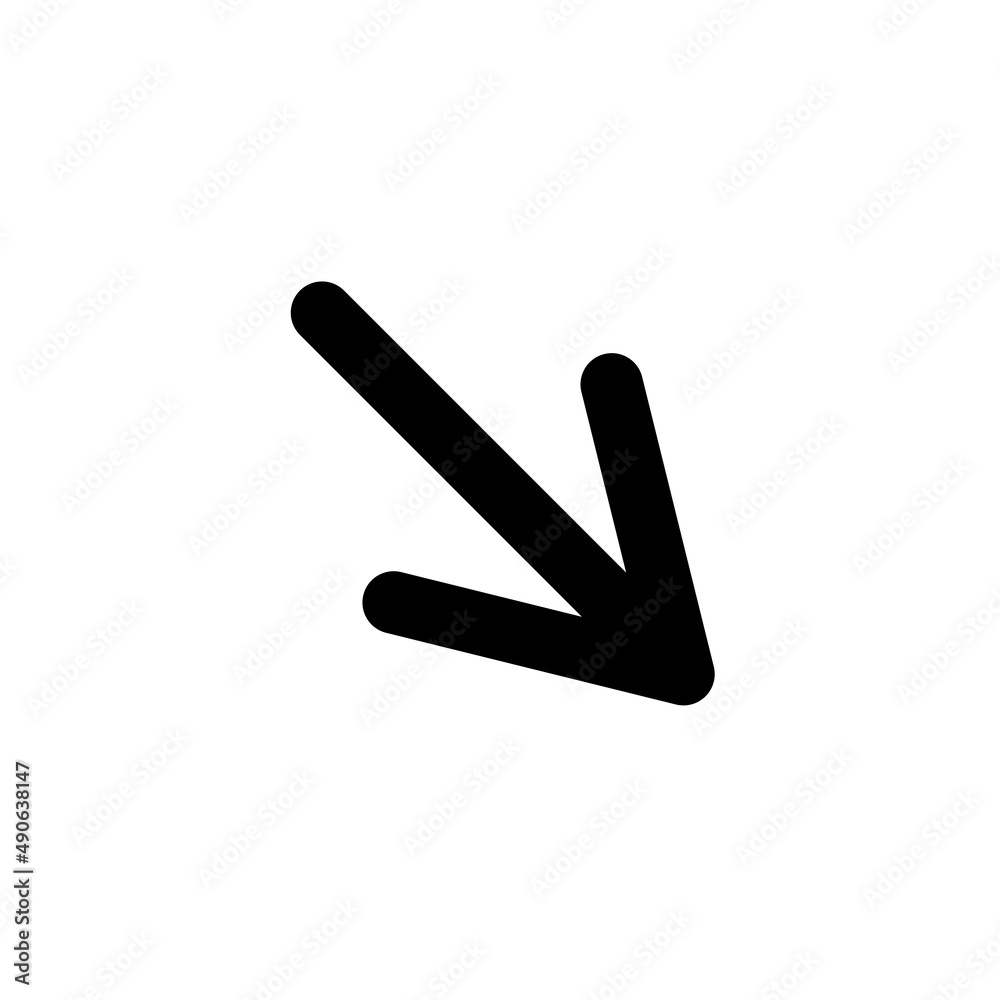 Arrow Style Icon Vector Illustration Arrow Style Icon Vector Illustration
