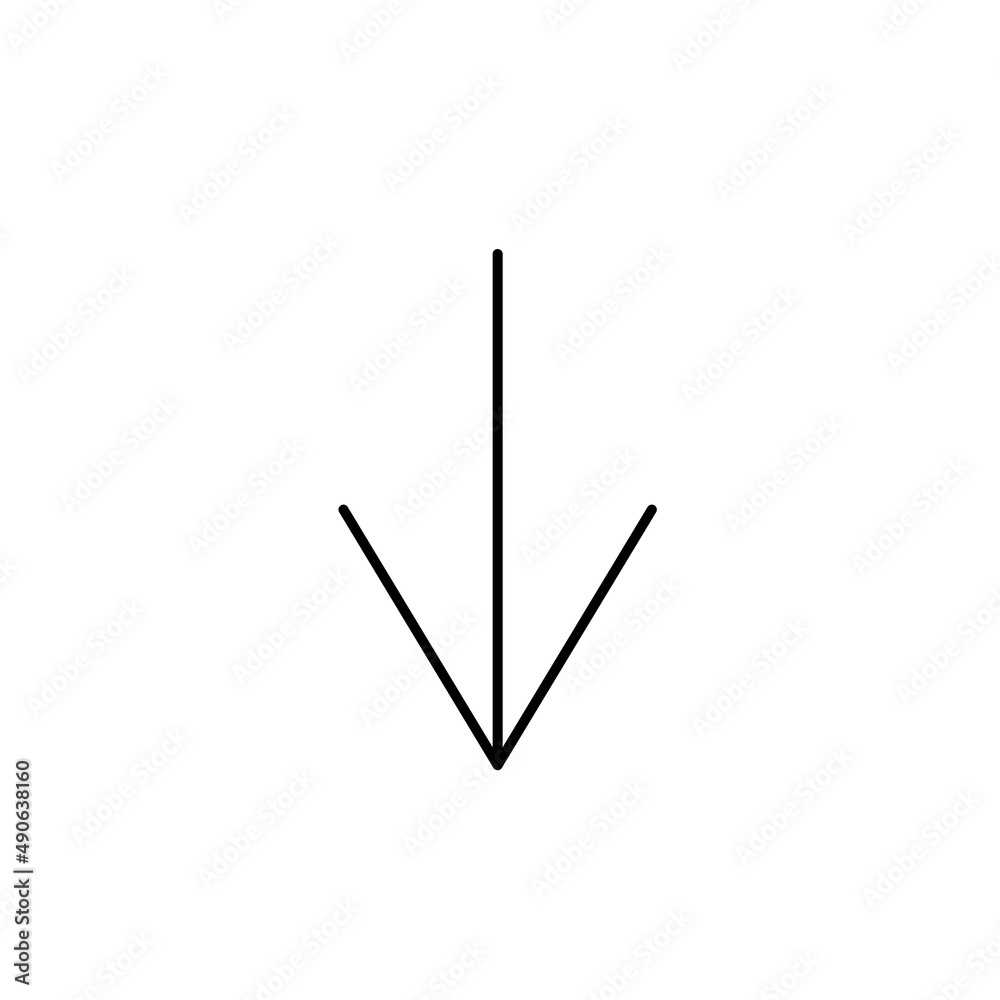 Arrow Style Icon Vector Illustration Arrow Style Icon Vector Illustration
