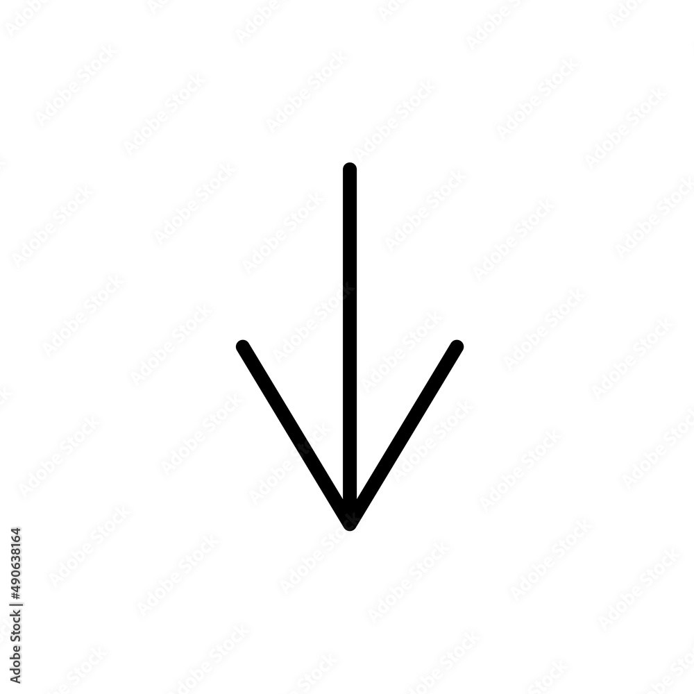 Arrow Style Icon Vector Illustration Arrow Style Icon Vector Illustration