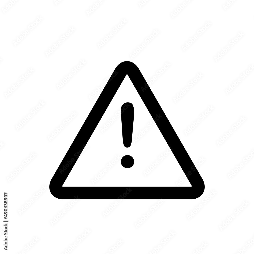 Attention Sign Icon Vector Illustration Attention Sign Icon Vector Illustration