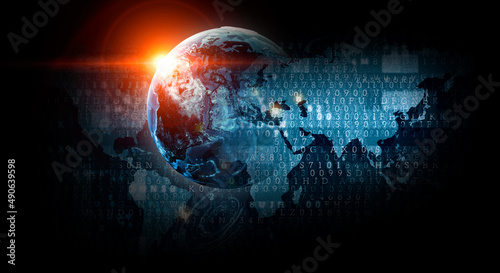 Social Web Network Background Image