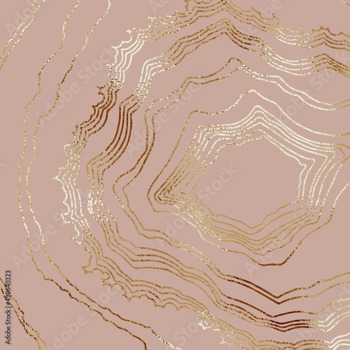 Rose gold. Vector abstract pattern with rose gold texture.