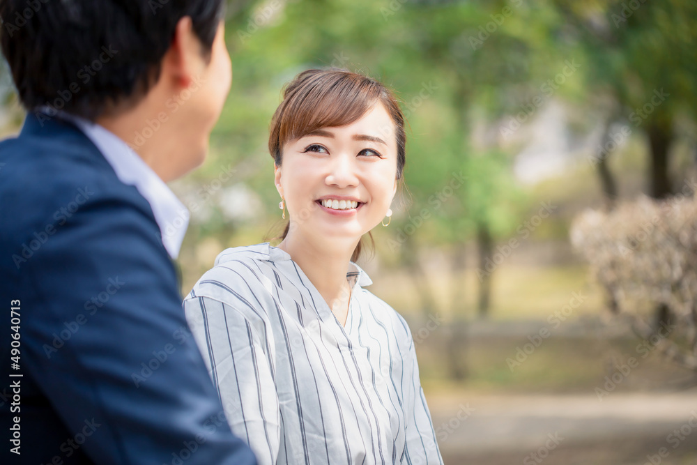 カジュアルビジネスの会社員
