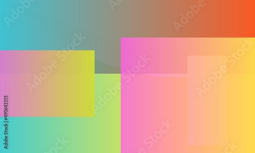 Retangle shape fullcolor Gradient abstract Background