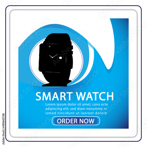 Smart Watch Social Media Ad Banner Template