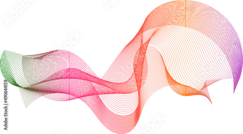 pink ribbon isolated on white background