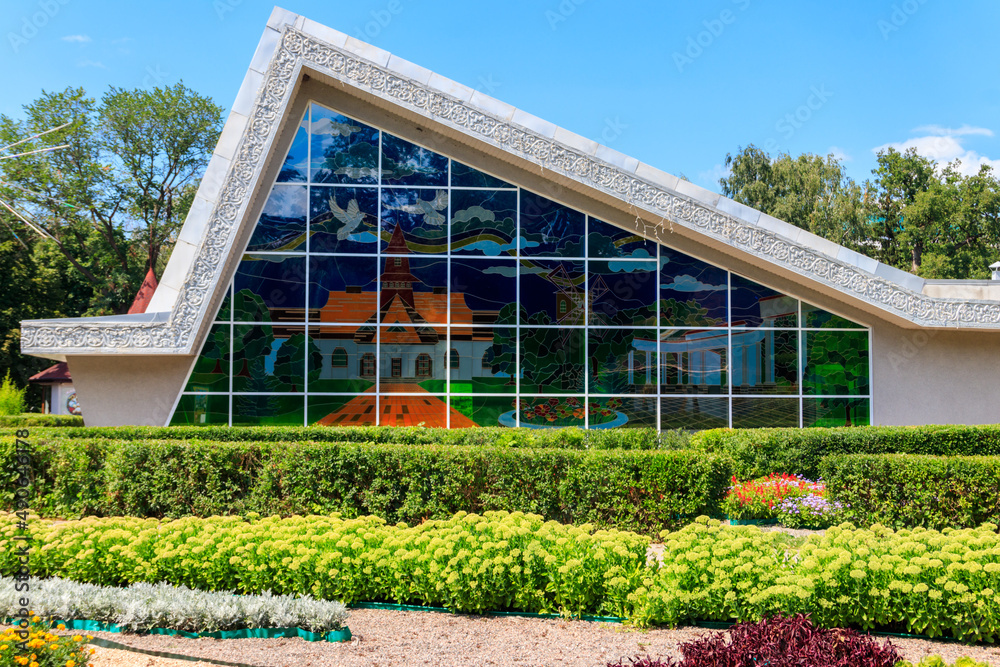 Well-room of a mineral waterat famous Ukrainian wellness resort ...